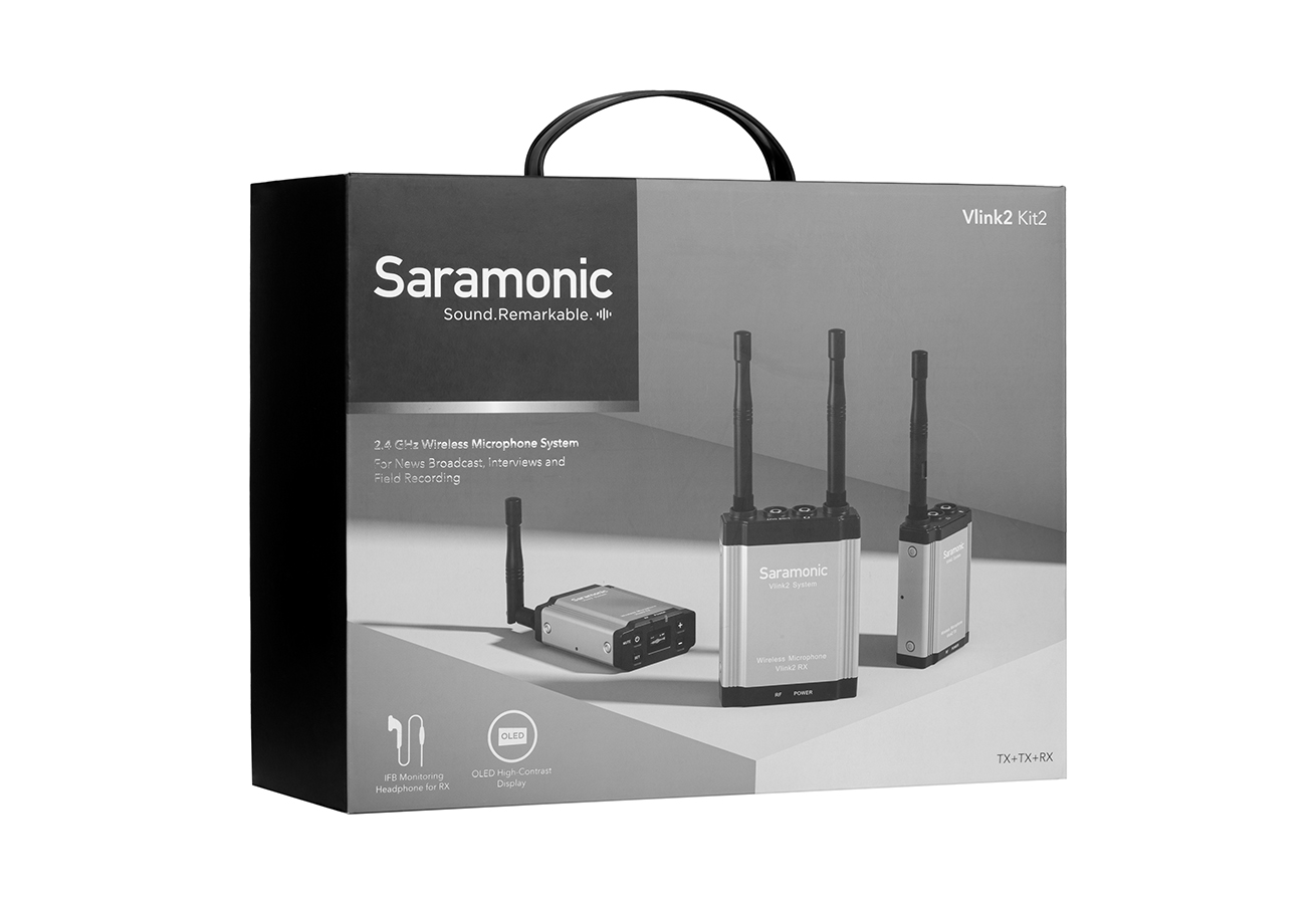 Saramonic Vlink2Kit2 ワイヤレスマイクシステム Saramonic Vlink2Kit2 Vlink2 Kit2 ワイヤレスマイクシステム